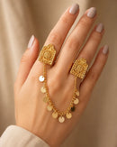 Double Finger Chain Ring
